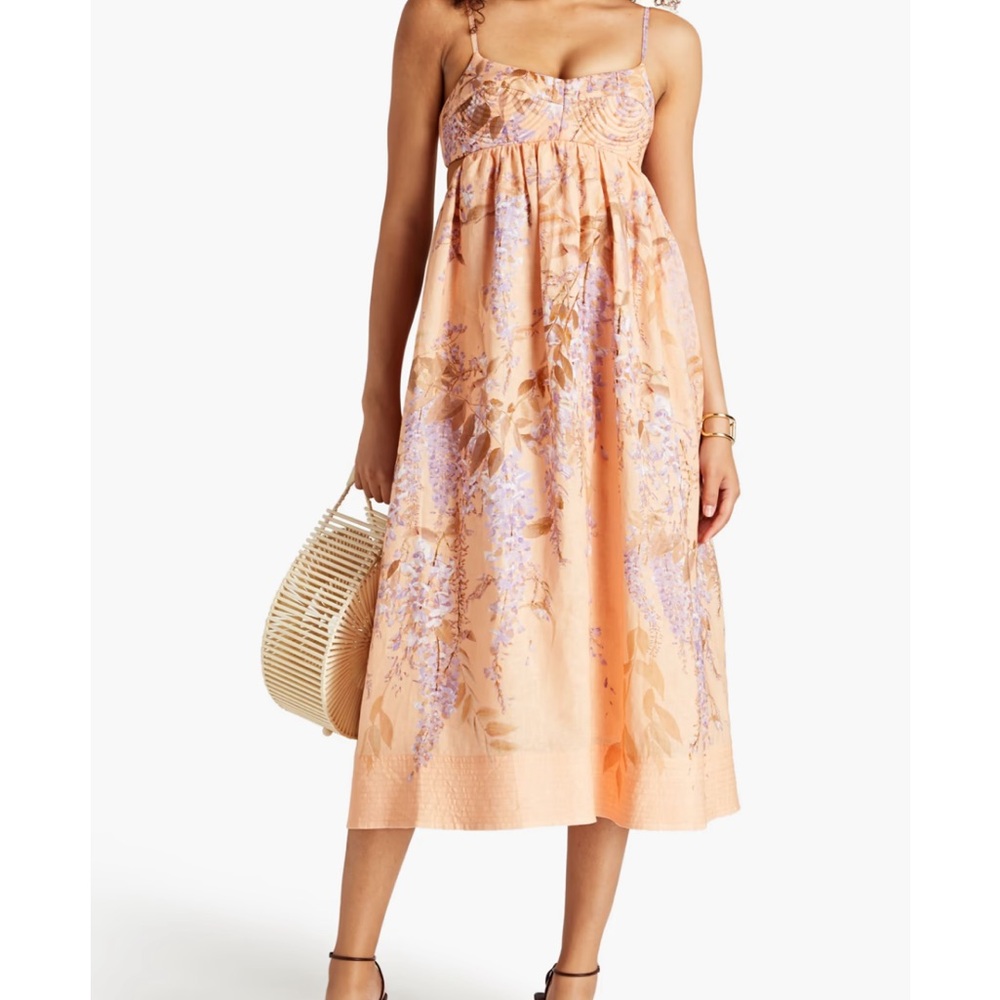 Zimmermann Rosa Cutout Midi Dress Size 1 - worn once